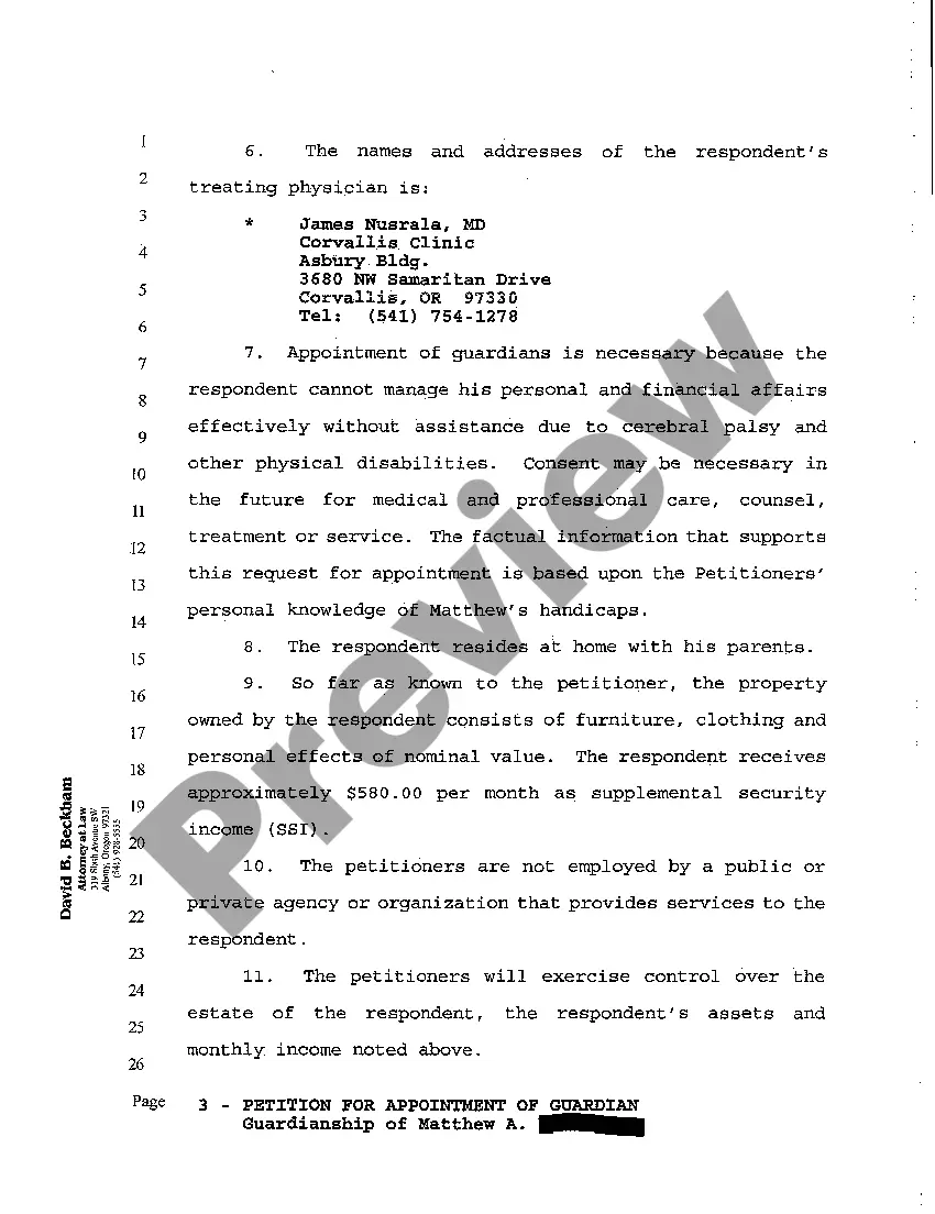 Get A01 Petition for Appointment of Co-Guardians of Adult Preview A01 Petition for Appointment of Co-Guardians of Adult