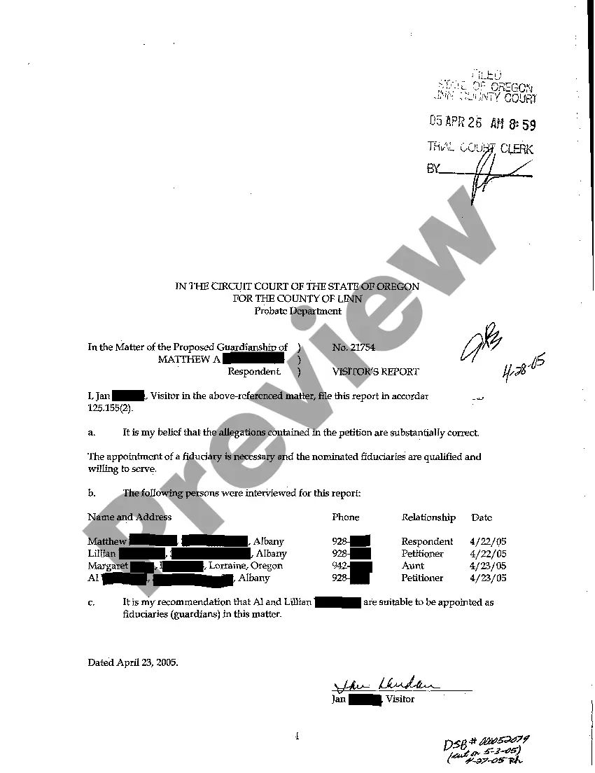 Preview A02 Order Appointing Visitor