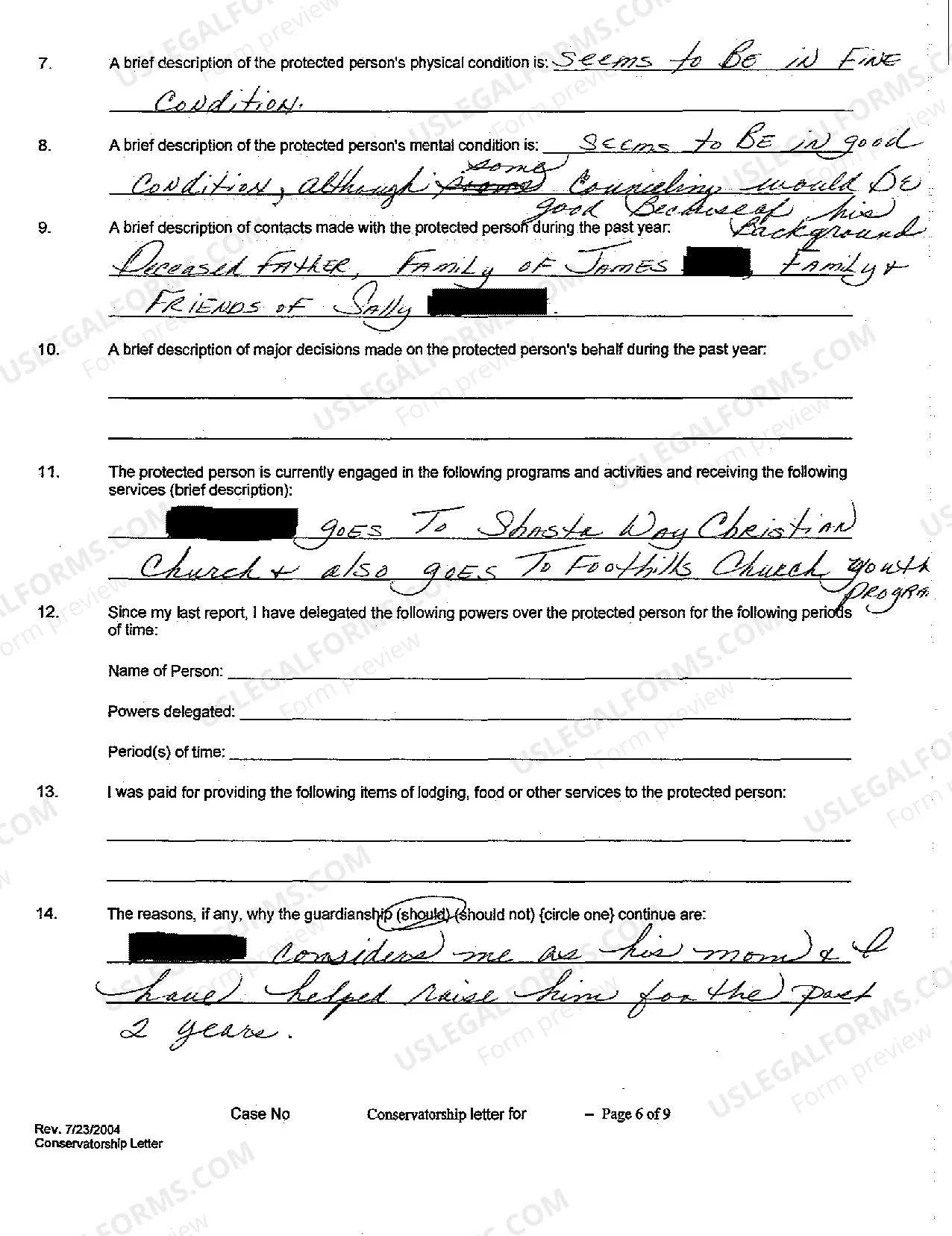 Preview A02 Conservatorship Letter