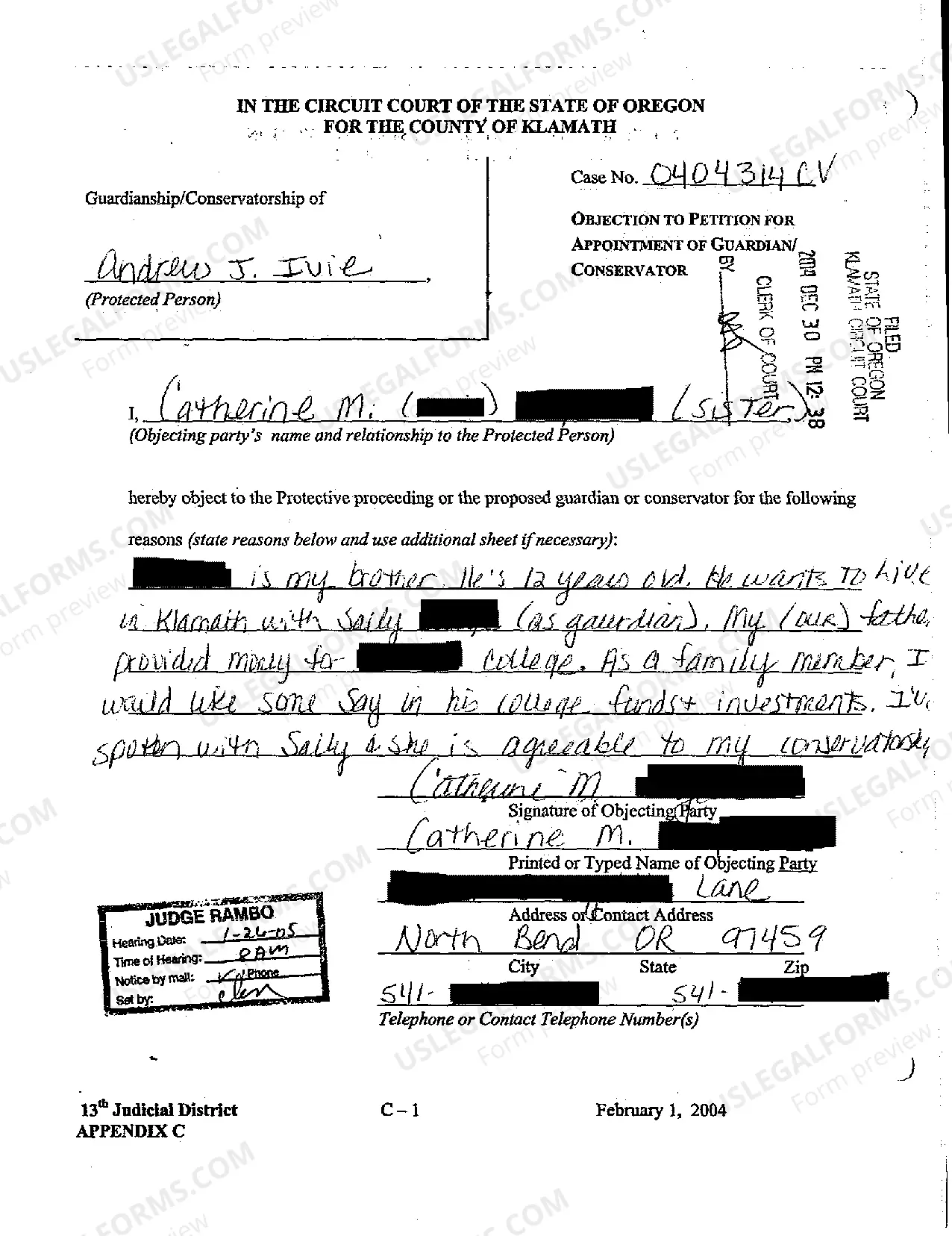 Preview A02 Conservatorship Letter