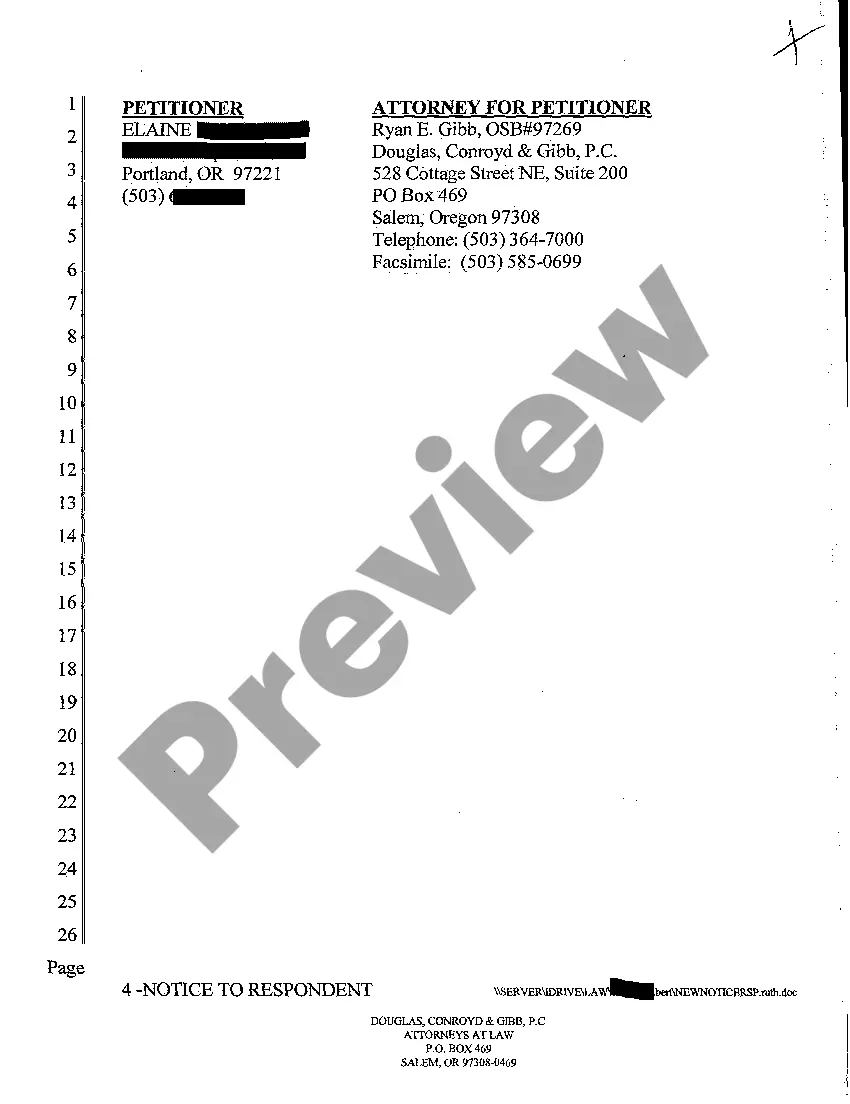 Get A04 Notice to Respondent that Petition for Appointment of Temporary and Permanent Guardian was Filed Preview A04 Notice to Respondent that Petition for Appointment of Temporary and Permanent Guardian was Filed