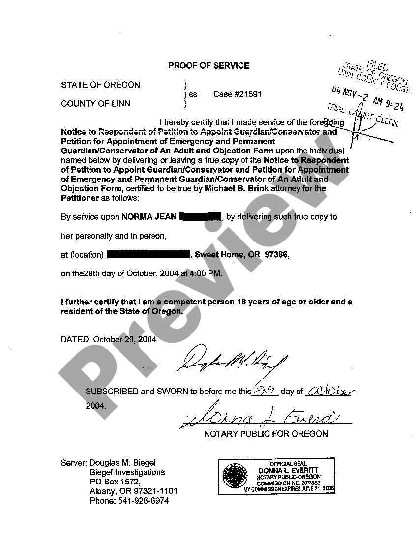 Get A04 Notice to Respondent of Petition to Appoint Guardian or Conservator Preview A04 Notice to Respondent of Petition to Appoint Guardian or Conservator