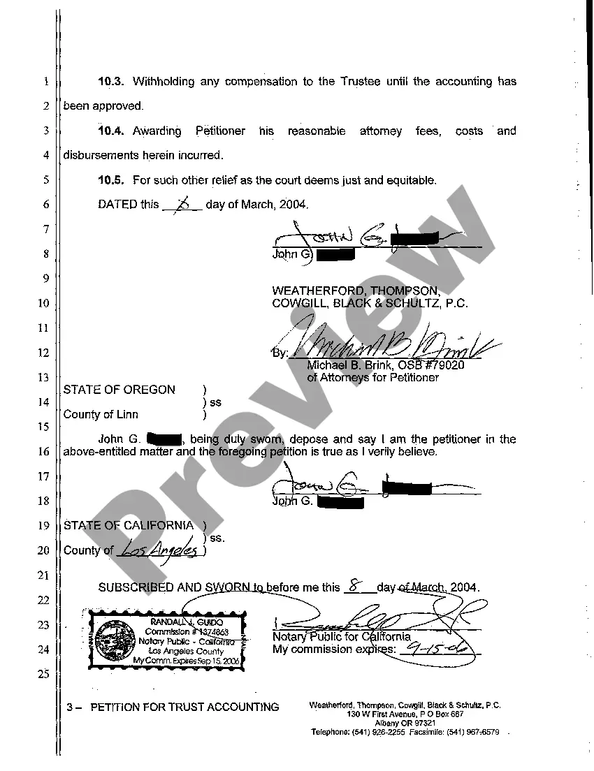 Preview A01 Petition for Trust Accounting