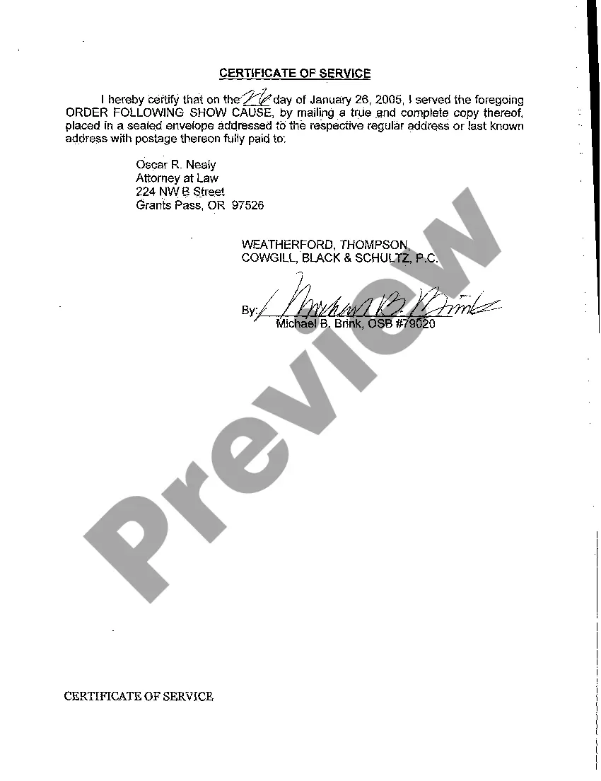 Get A05 Order to Show Cause Preview A05 Order to Show Cause