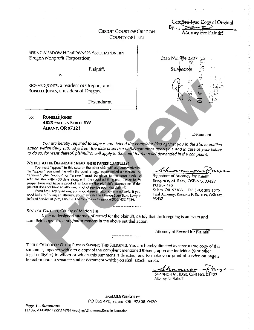 Get Complaint Declaratory Judgment (Breach of Covenants, Conditions and Restrictions) Preview Complaint Declaratory Judgment (Breach of Covenants, Conditions and Restrictions)