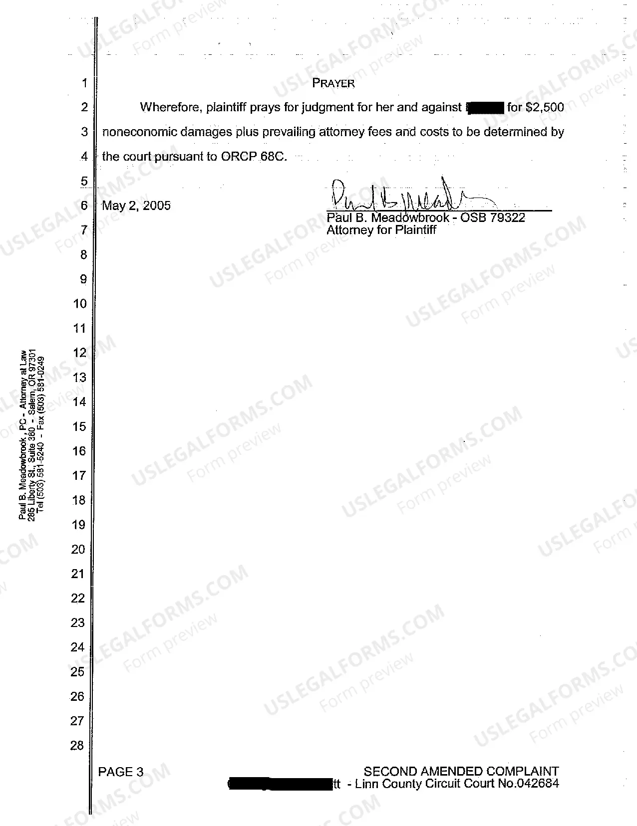 Preview A04 Second Amended Complaint for Election Law Violation