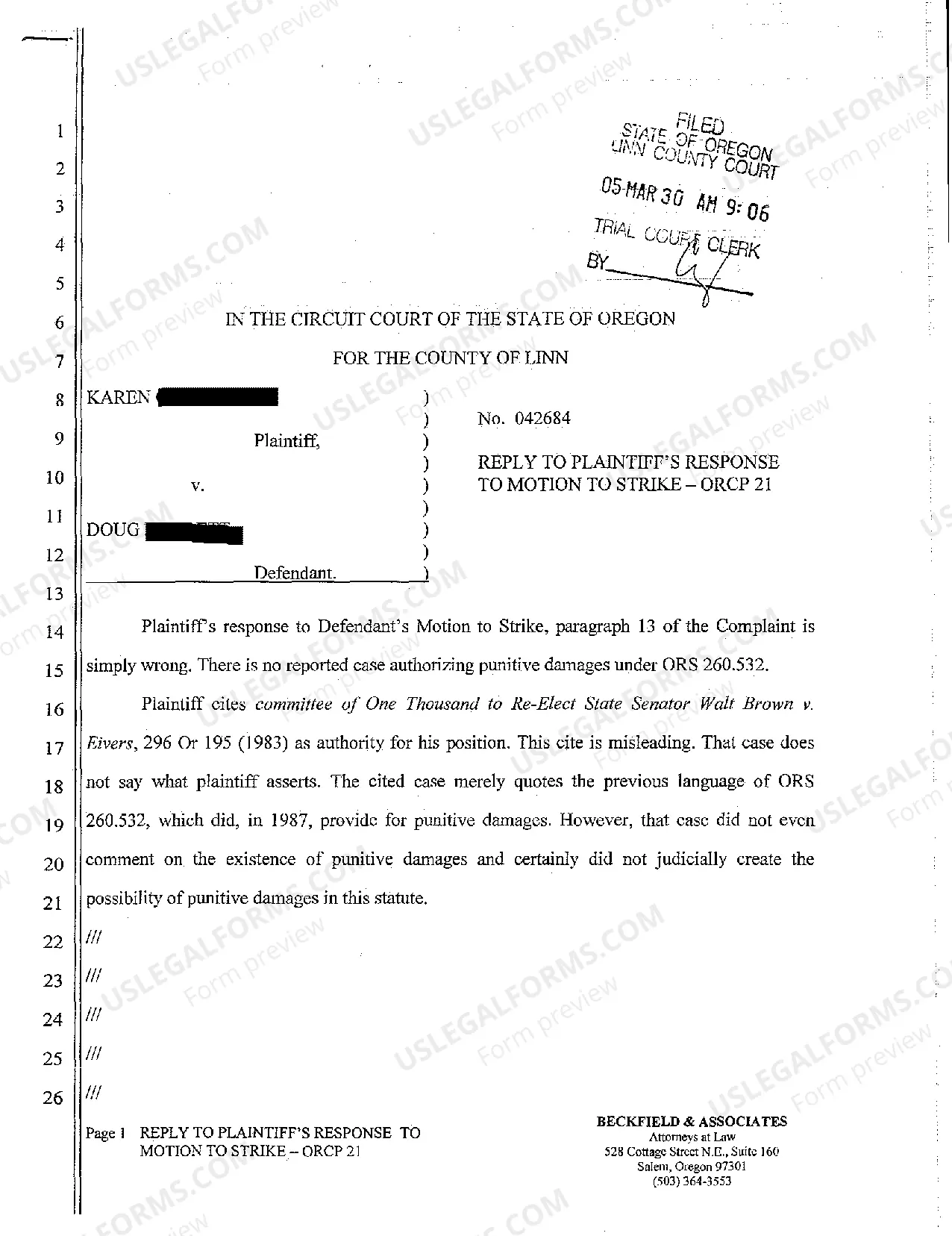 Preview A04 Second Amended Complaint for Election Law Violation