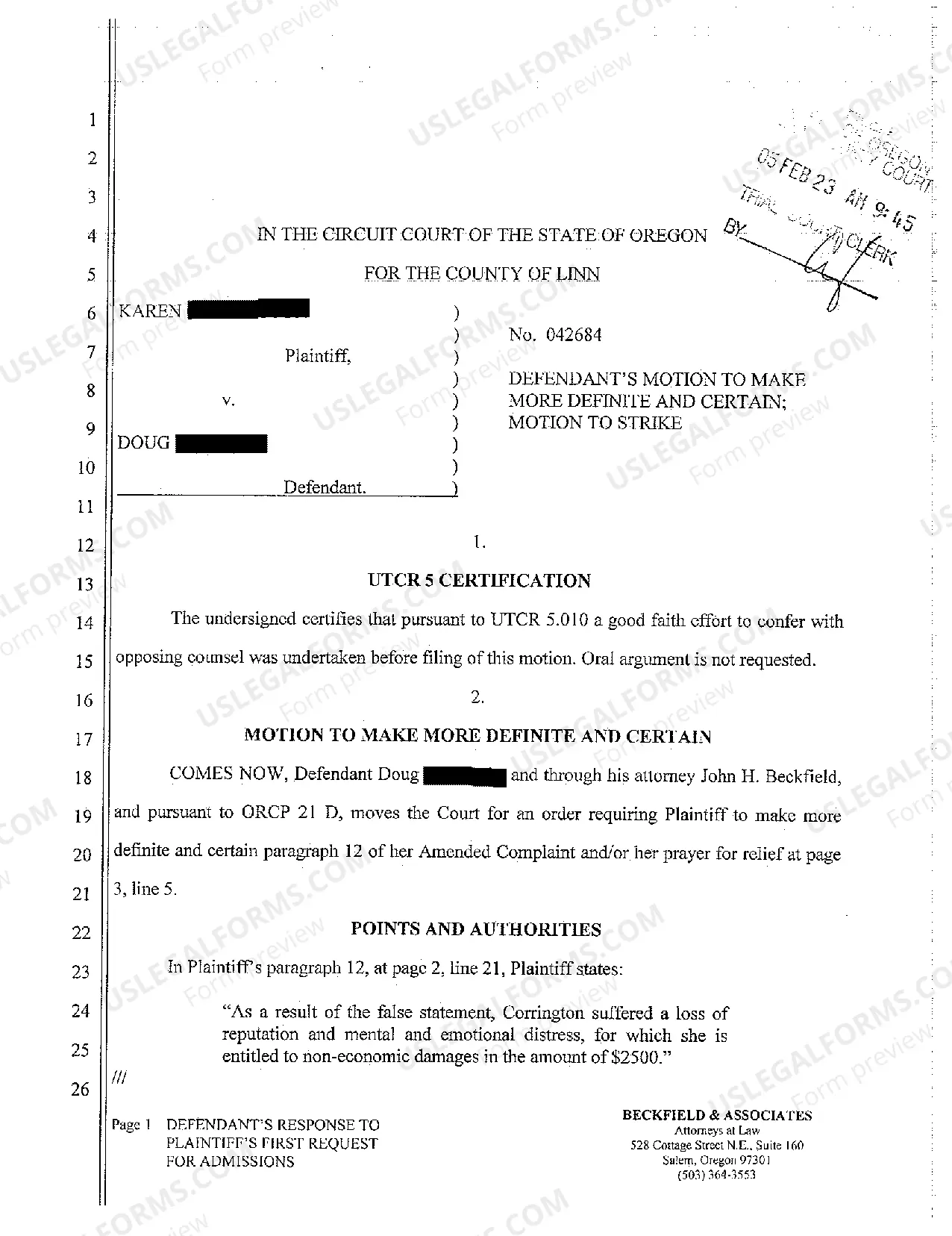 Preview A04 Second Amended Complaint for Election Law Violation