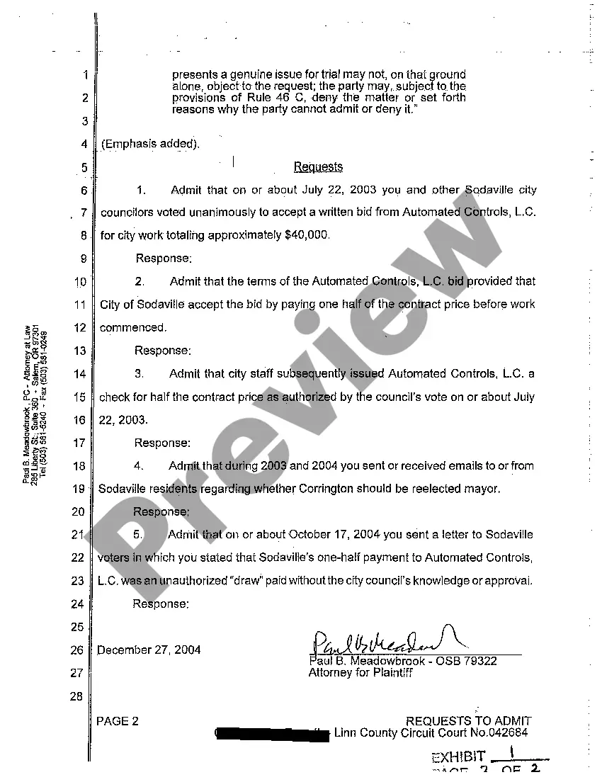 Preview A05 Requests to Admit