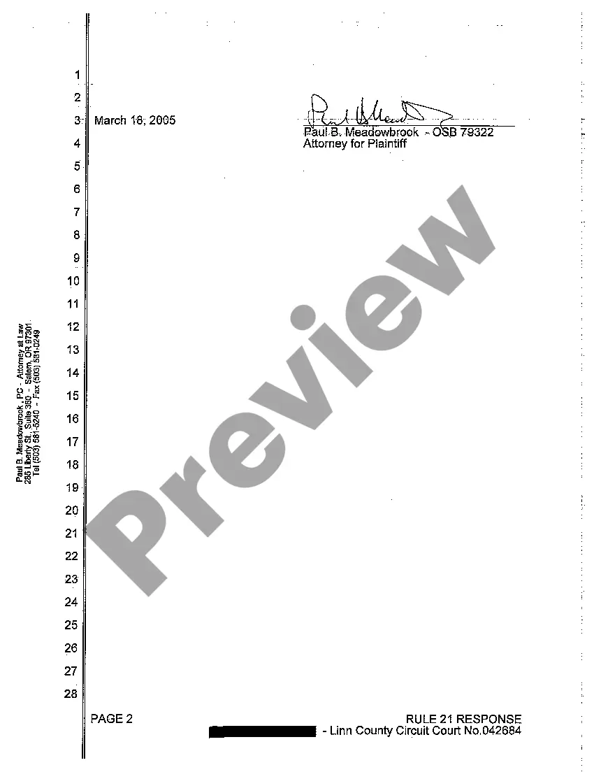 Get A03 Response to Rule 21 Motions Preview A03 Response to Rule 21 Motions