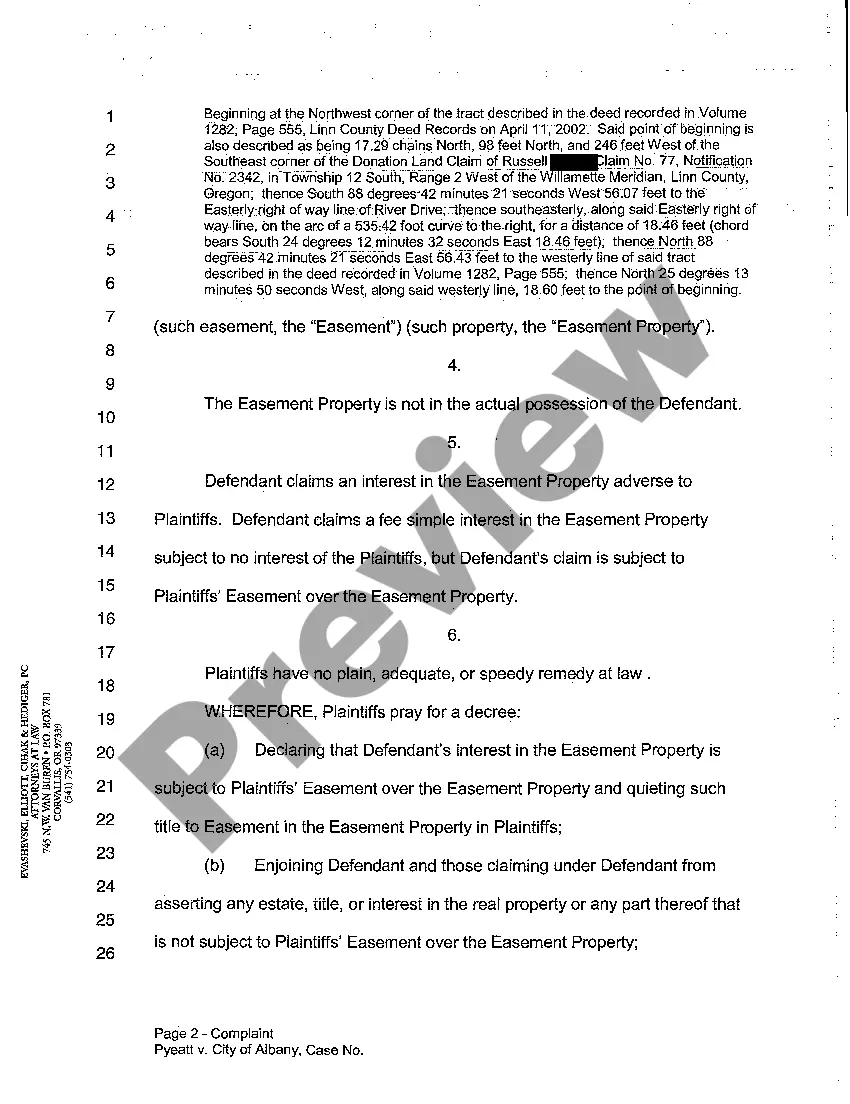 Get A01 Complaint - Quiet Title Preview A01 Complaint - Quiet Title