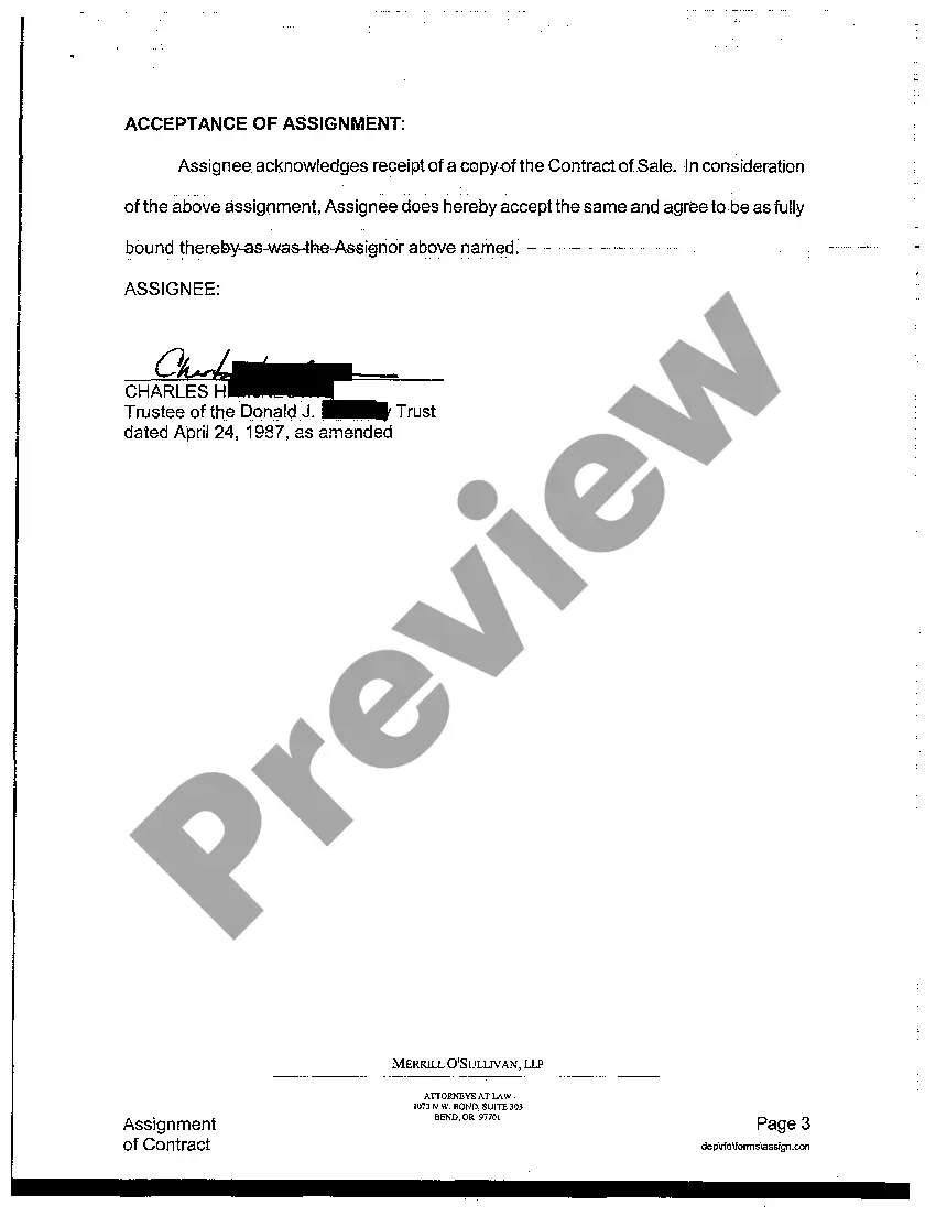 Get Assignment of Contract Preview Assignment of Contract