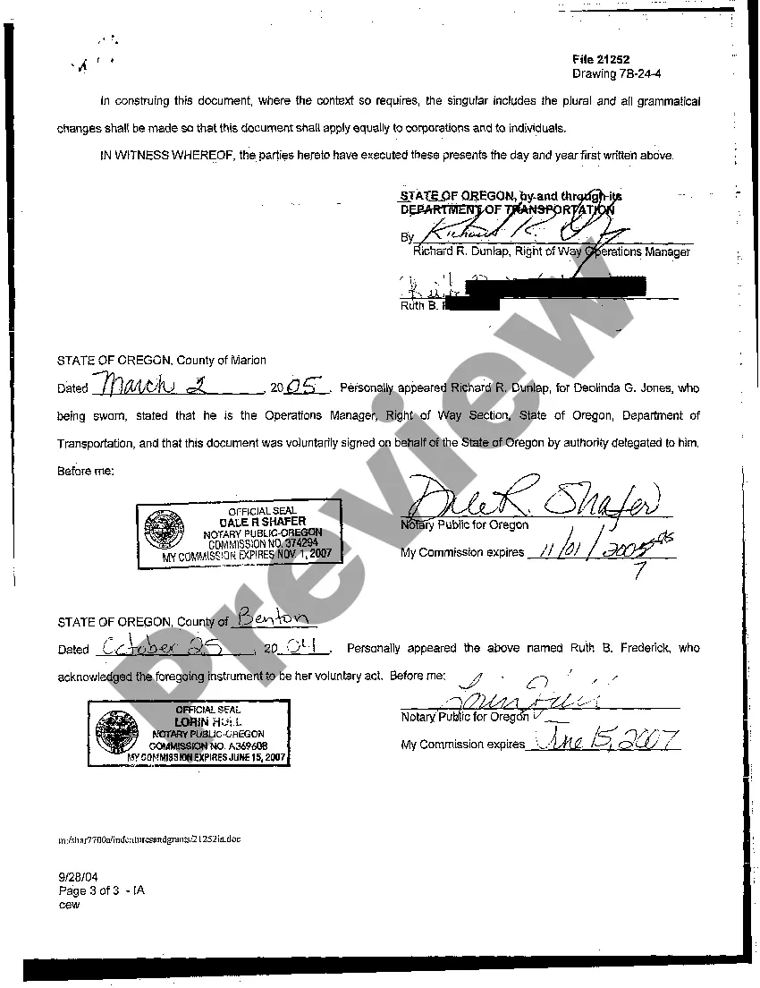 Preview Indenture of Access