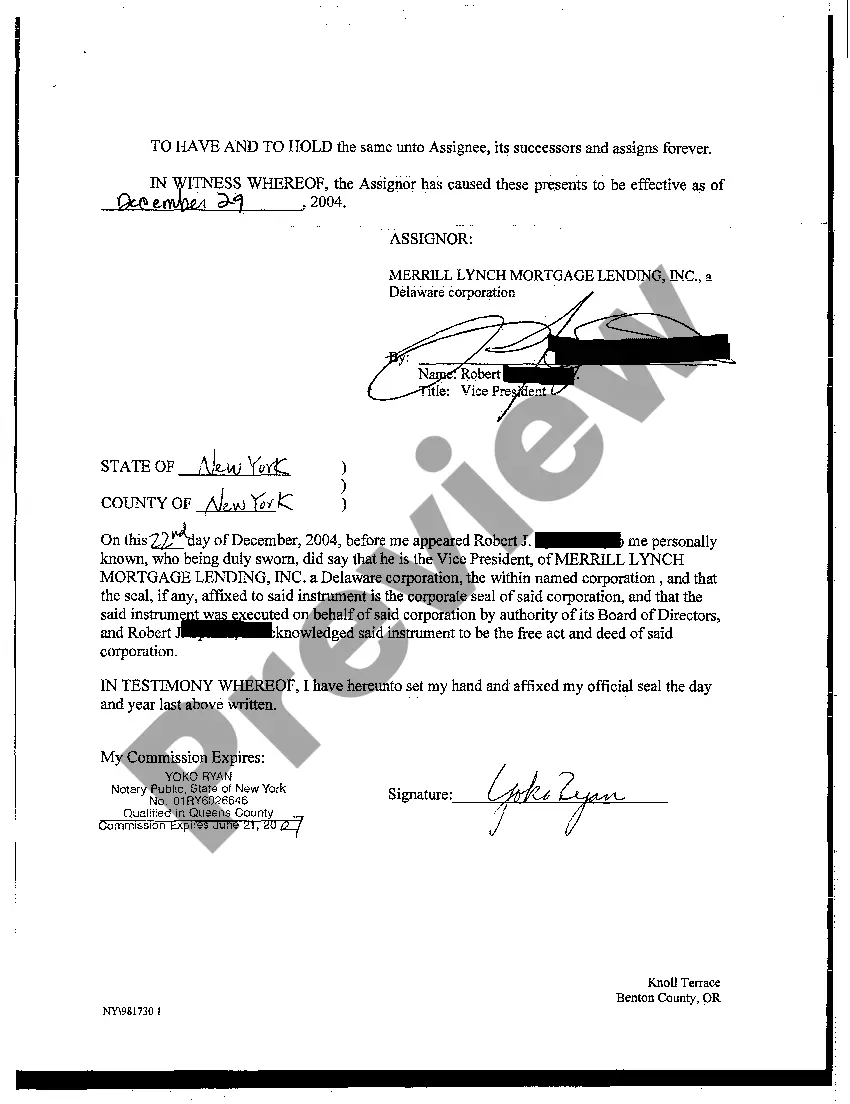 Preview A02 Assignment of Assignment of Leases and Rents