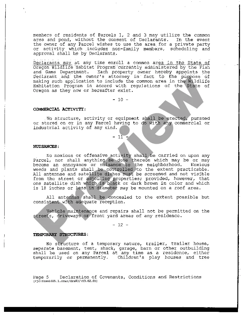 Get Declaration of Covenants, Conditions and Restrictions Preview Declaration of Covenants, Conditions and Restrictions