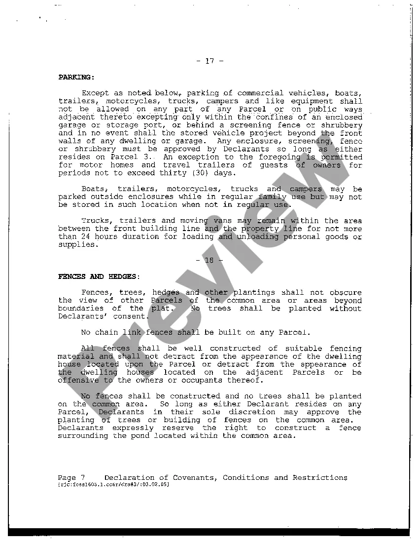 Get Declaration of Covenants, Conditions and Restrictions Preview Declaration of Covenants, Conditions and Restrictions