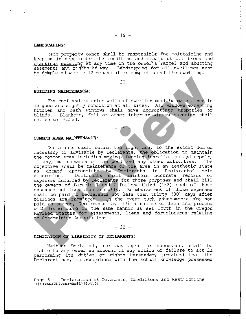 Get Declaration of Covenants, Conditions and Restrictions Preview Declaration of Covenants, Conditions and Restrictions