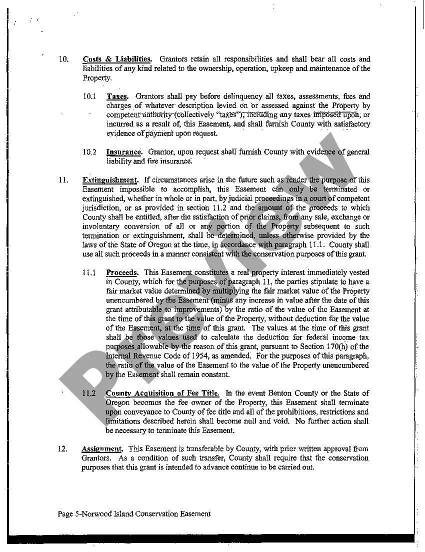 Preview Deed of Conservation Easement
