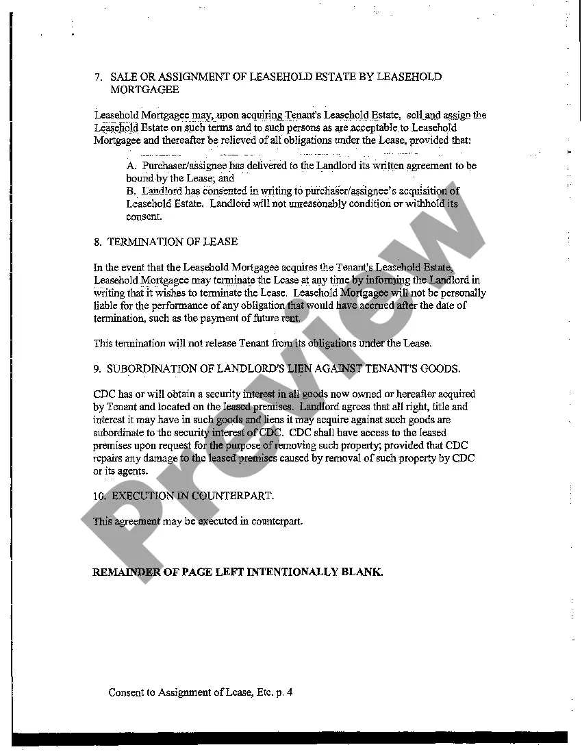 Get A02 Consent to Assignment of Lease, Deed of Trust and Agreement to Give Notice of Default Preview A02 Consent to Assignment of Lease, Deed of Trust and Agreement to Give Notice of Default