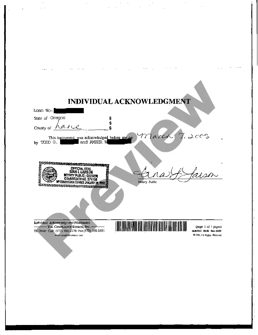 Preview Loan Modification Agreement providing for Adjustable Rate