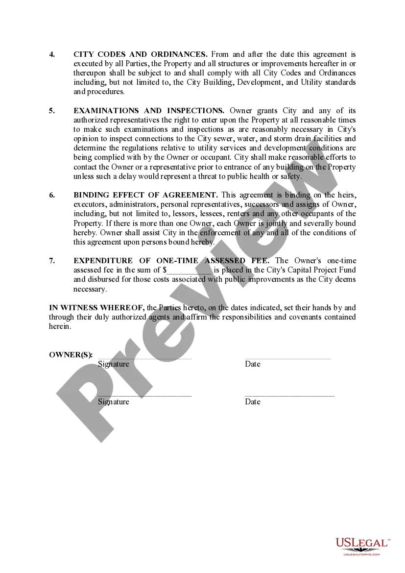 Preview Fee in Lieu of Agreement