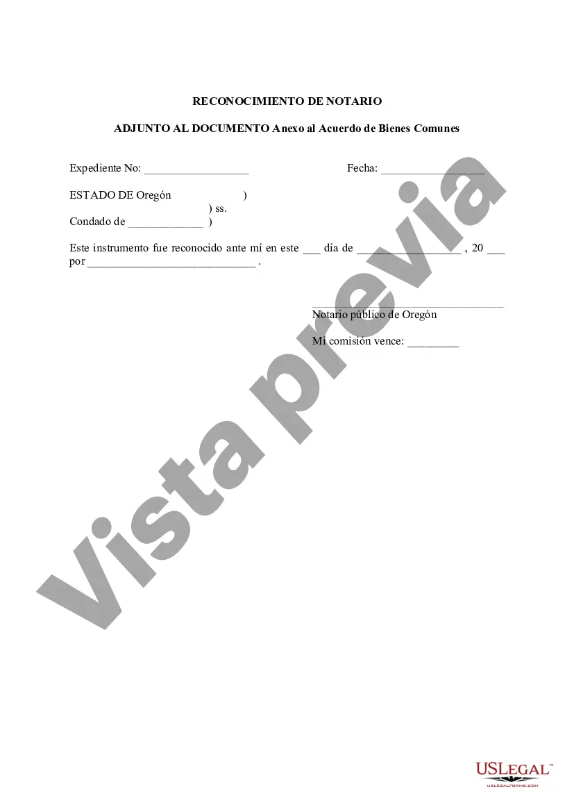 Preview Anexo al Acuerdo de Bienes Comunes