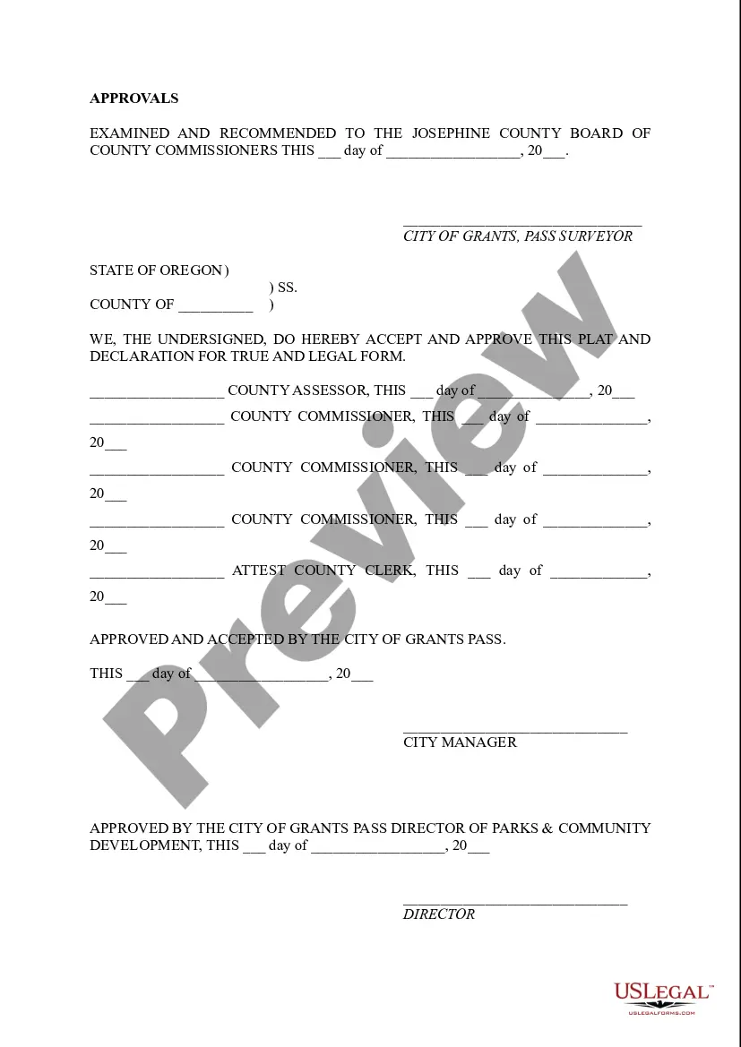 Preview Surveyor's Certificate