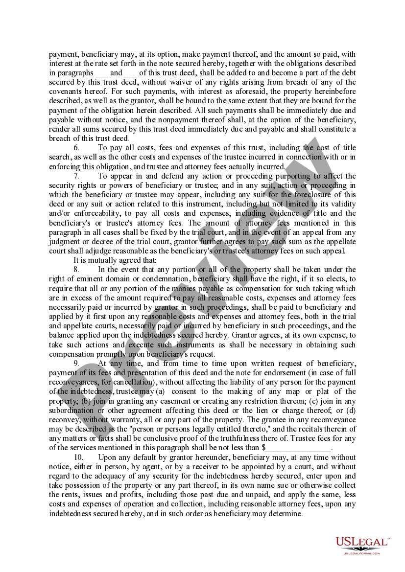 Get Trust Deed Preview Trust Deed