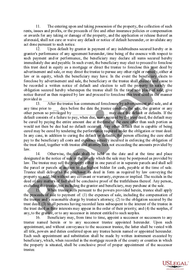 Get Trust Deed Preview Trust Deed