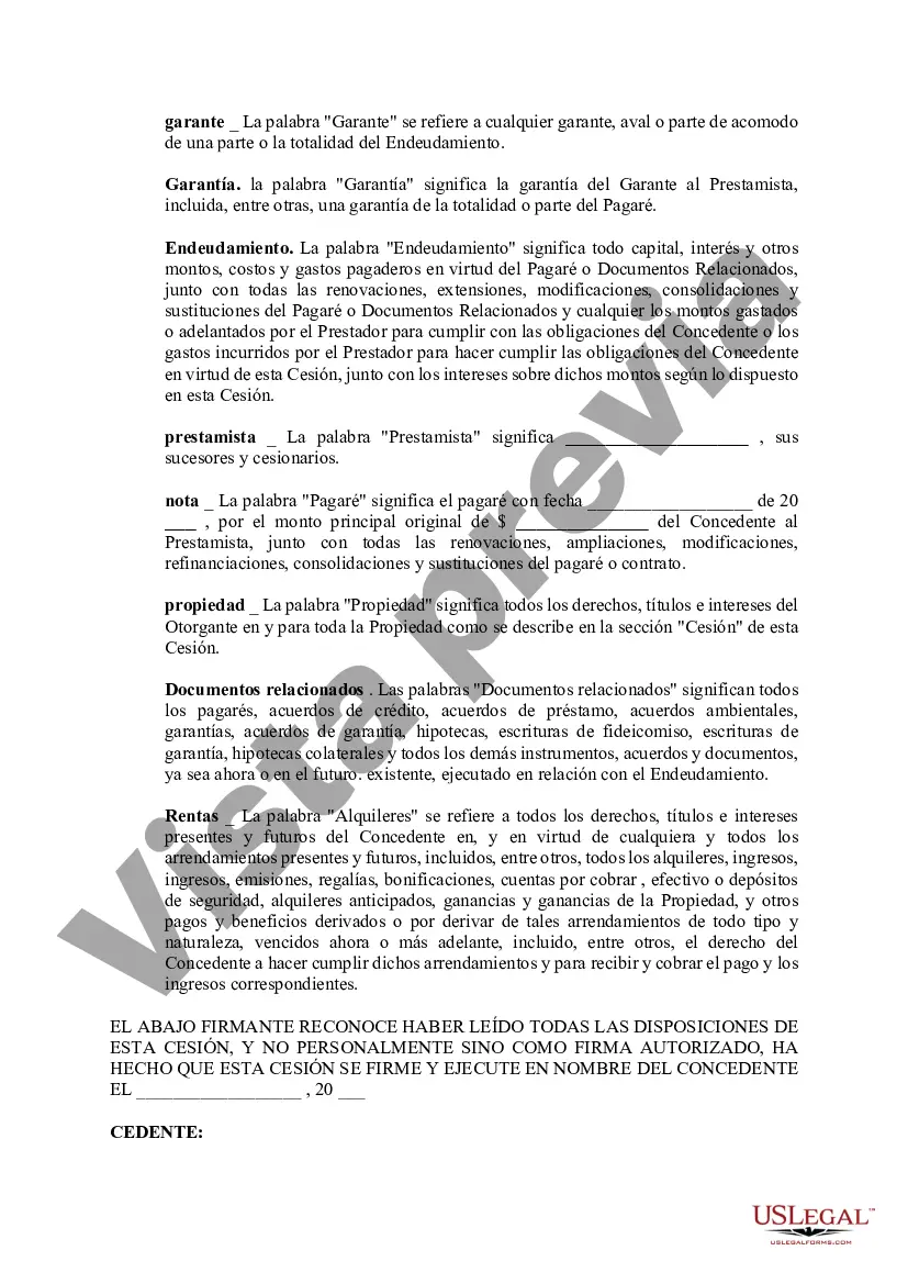 Get Cesiones de Rentas Preview Cesiones de Rentas