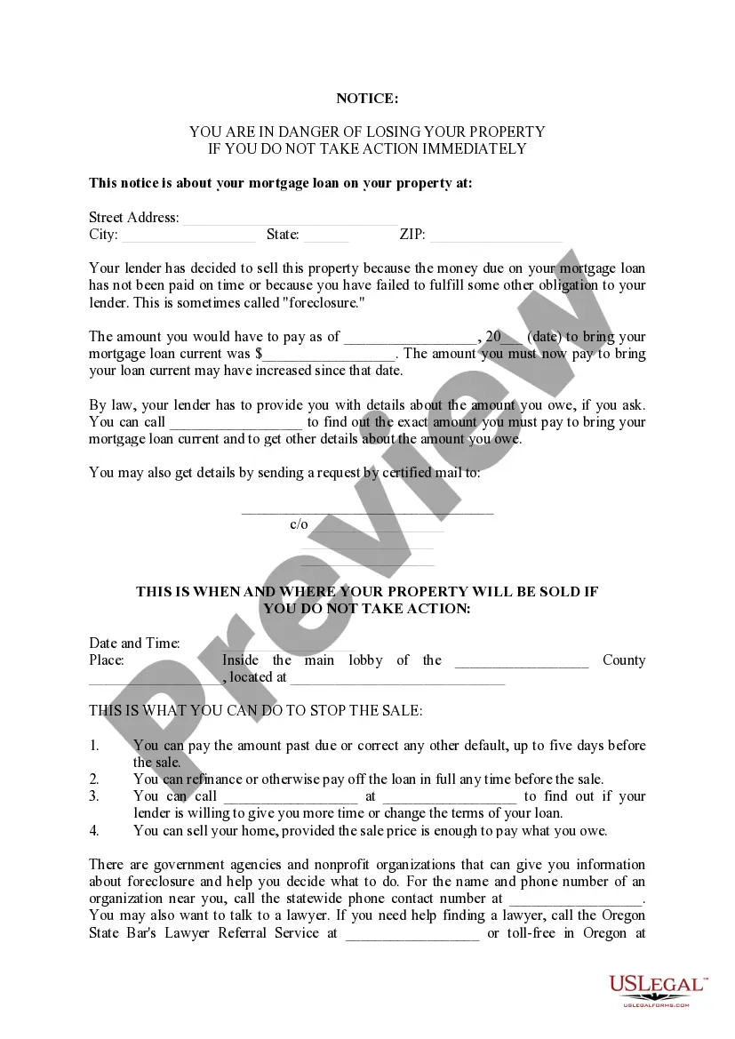 Preview Trustee's Notice of Sale