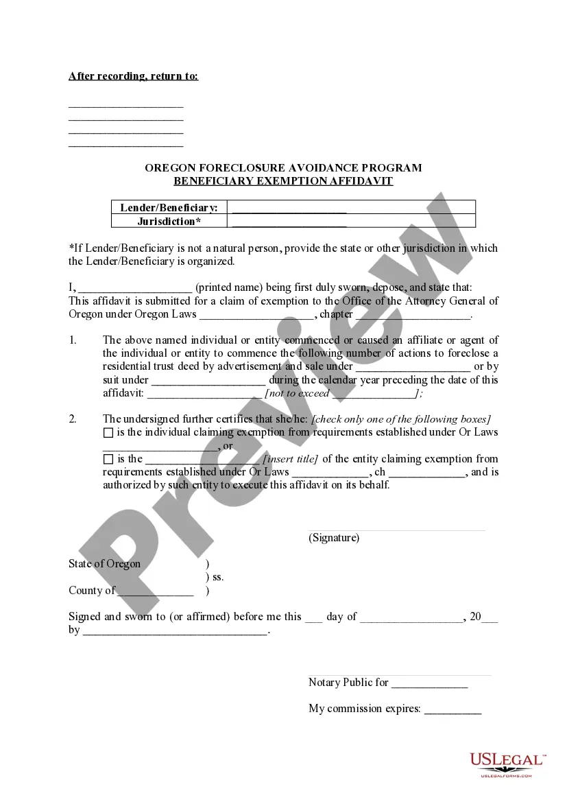 Get Affidavit of Filing Beneficiary Exemption Affidavit with Attorney General's Office Preview Affidavit of Filing Beneficiary Exemption Affidavit with Attorney General's Office