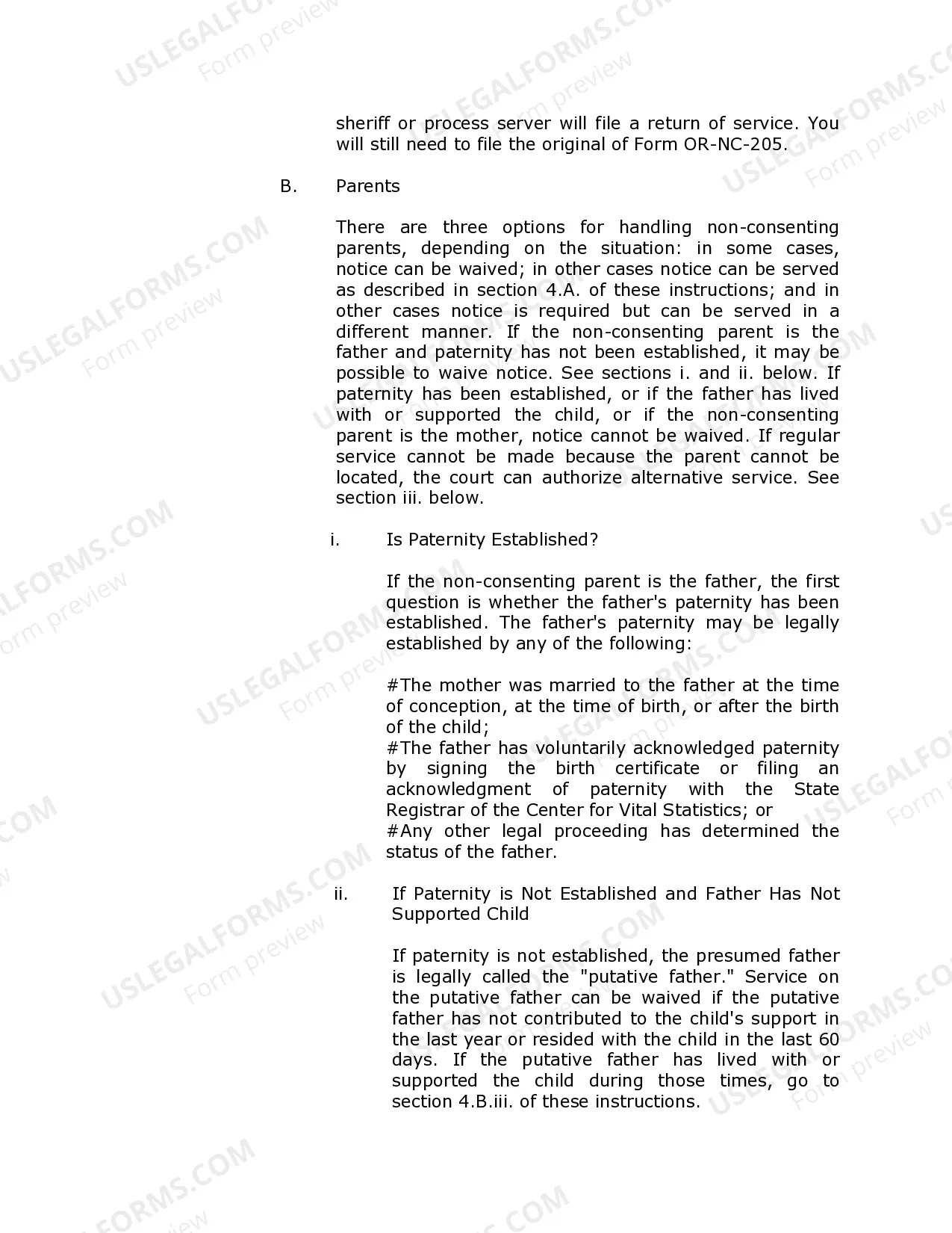 Preview Oregon Name Change Instructions and Forms Package for a Minor