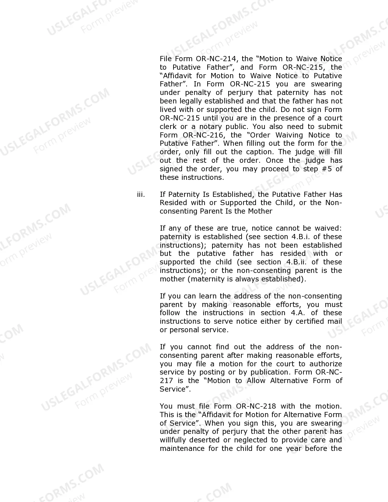 Preview Oregon Name Change Instructions and Forms Package for a Minor