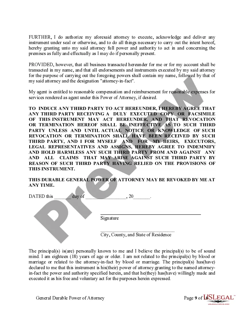 Get General Durable Power of Attorney for Property and Finances or Financial Effective Immediately Preview General Durable Power of Attorney for Property and Finances or Financial Effective Immediately