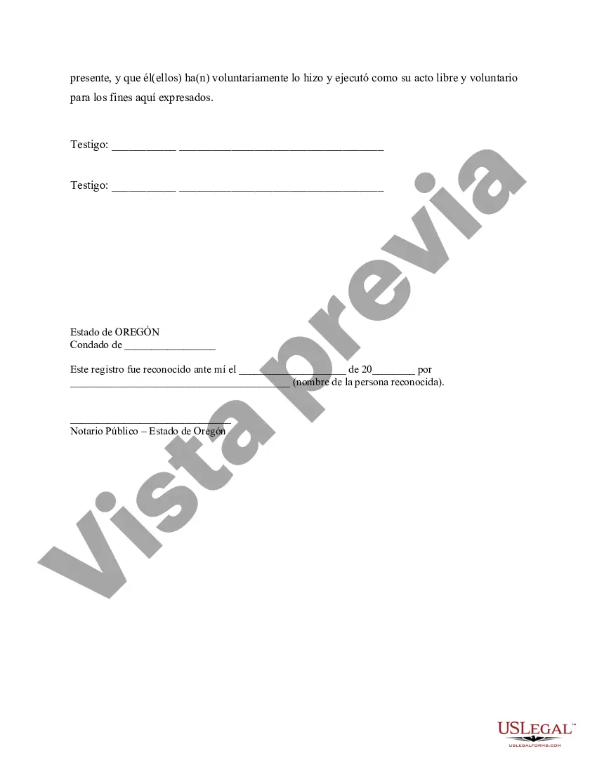 Preview Poder General para el Cuidado y Custodia del Hijo o Hijos