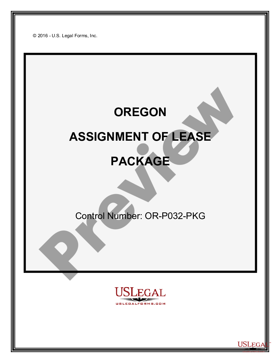 page 0 Assignment of Lease Package preview