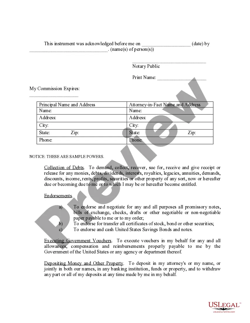 Get Limited Power of Attorney where you Specify Powers with Sample Powers Included Preview Limited Power of Attorney where you Specify Powers with Sample Powers Included