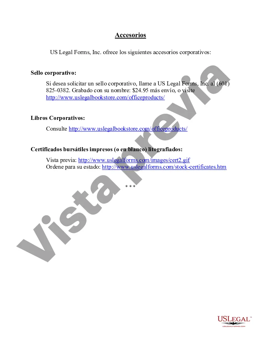 Preview Ejemplos de registros corporativos para una corporación profesional de Oregón