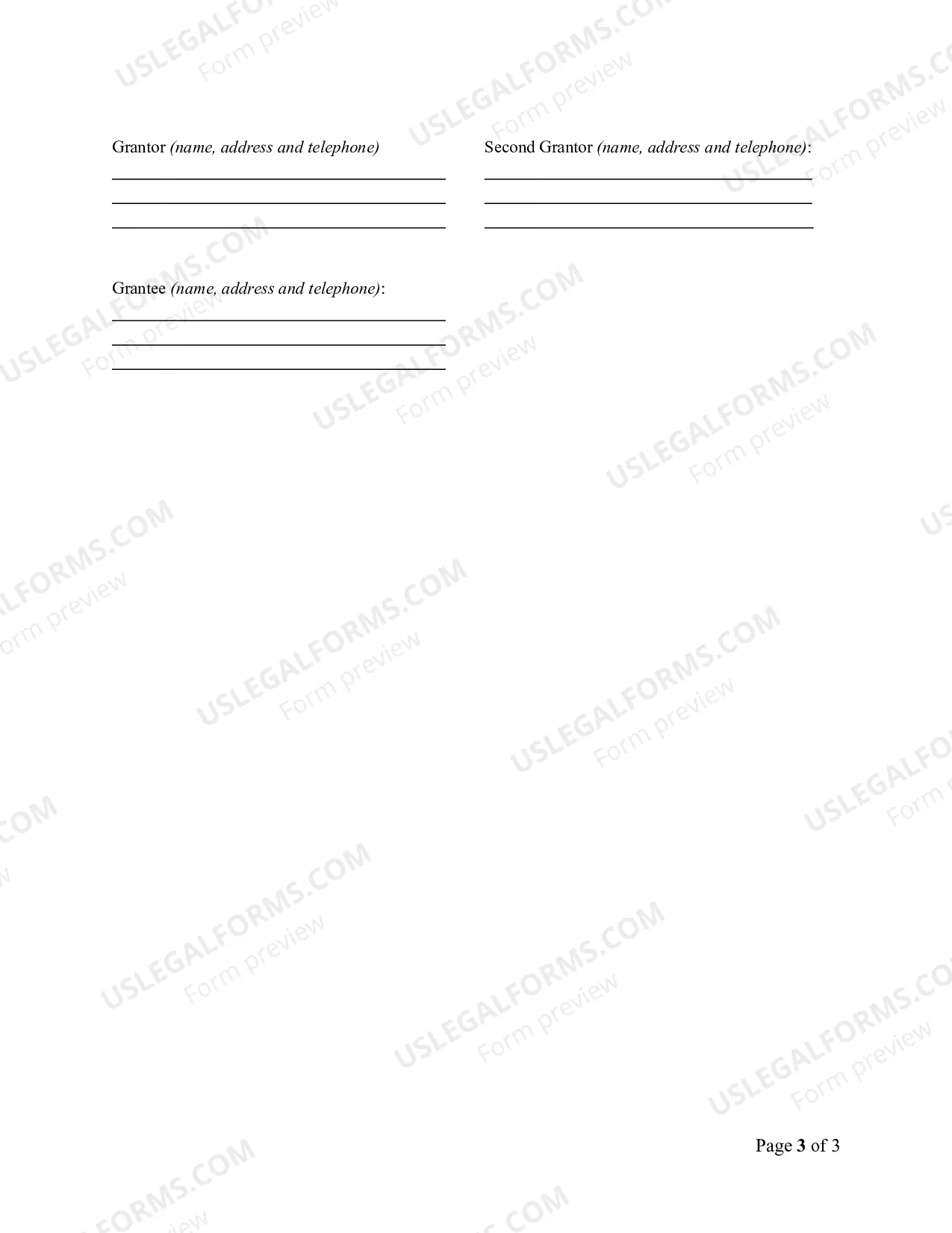 Preview Warranty Deed for Parents to Child with Reservation of Life Estate