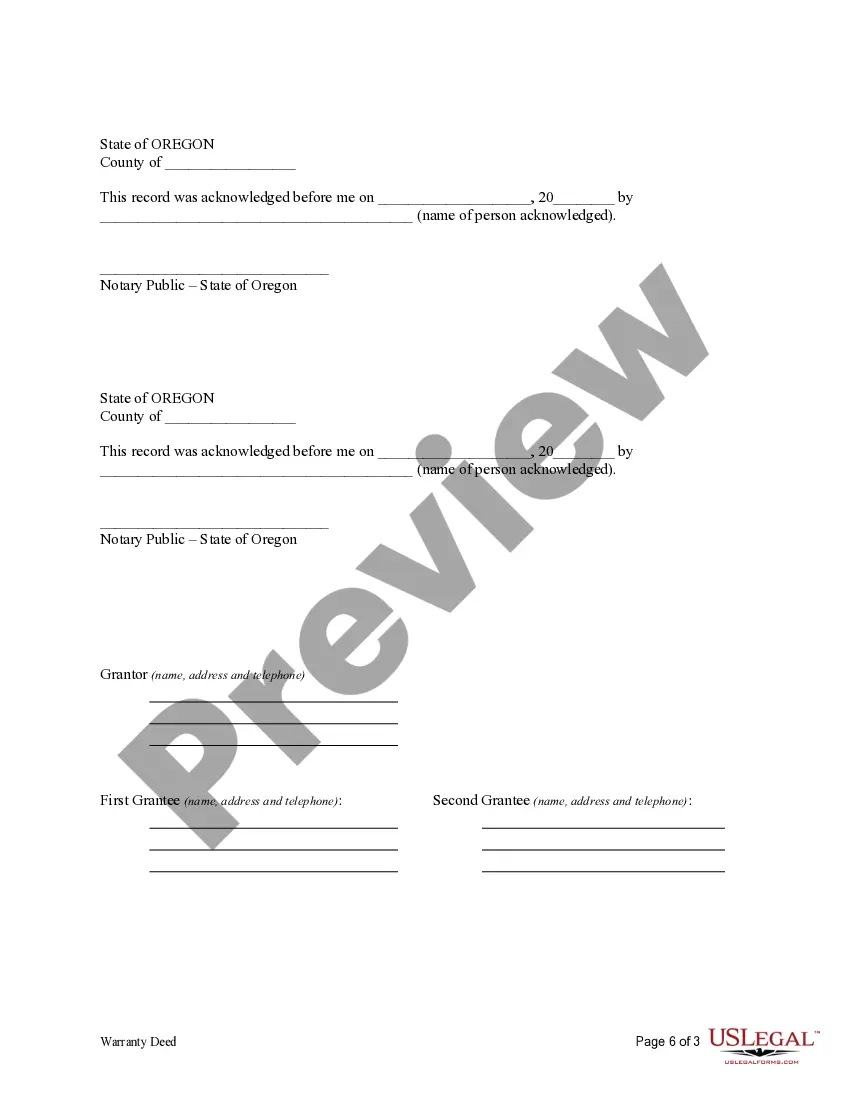 Get Warranty Deed for Separate or Joint Property to Joint Tenancy Preview Warranty Deed for Separate or Joint Property to Joint Tenancy