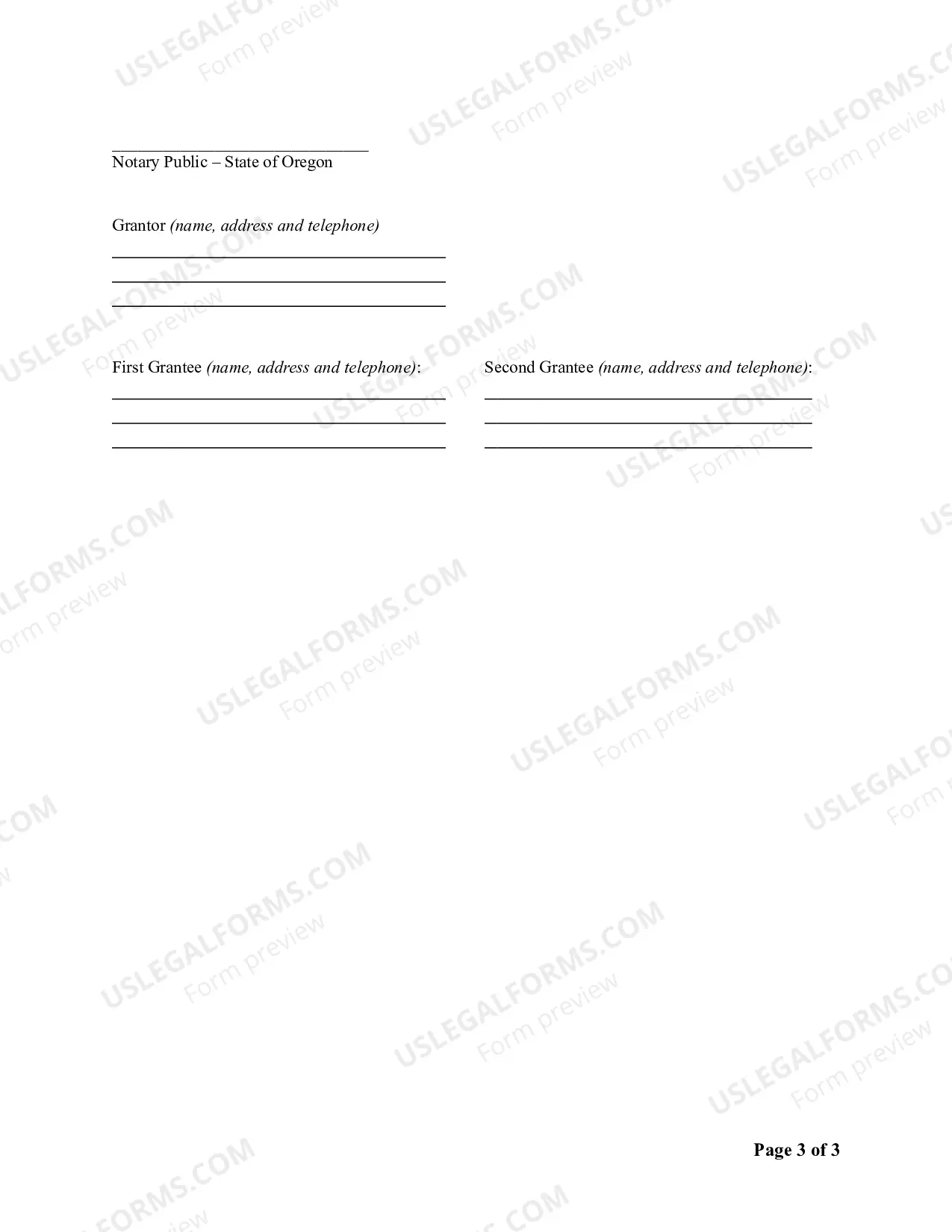 Preview Warranty Deed for Separate or Joint Property to Joint Tenancy