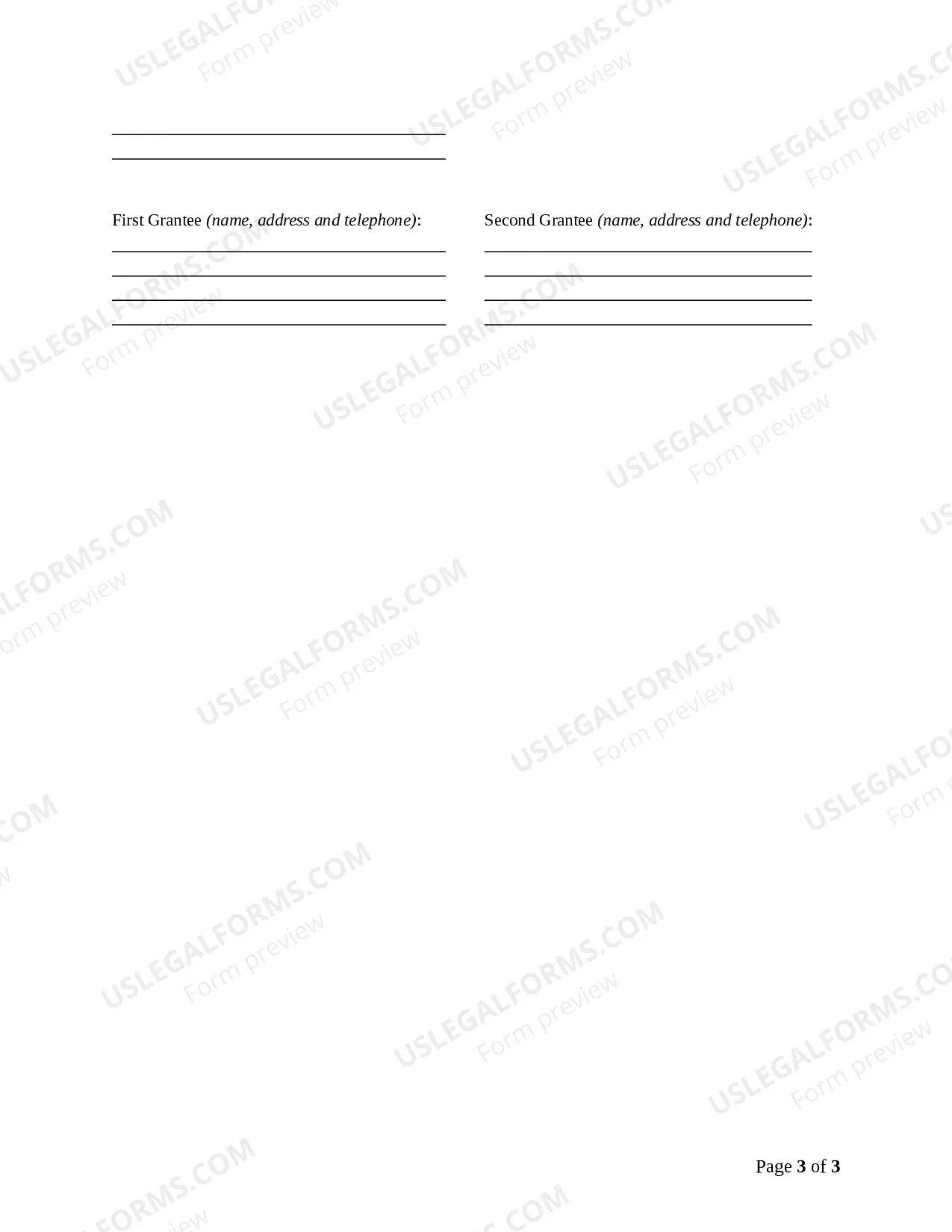 Preview Warranty Deed to Separate Property of One Spouse to Both Spouses as Joint Tenants