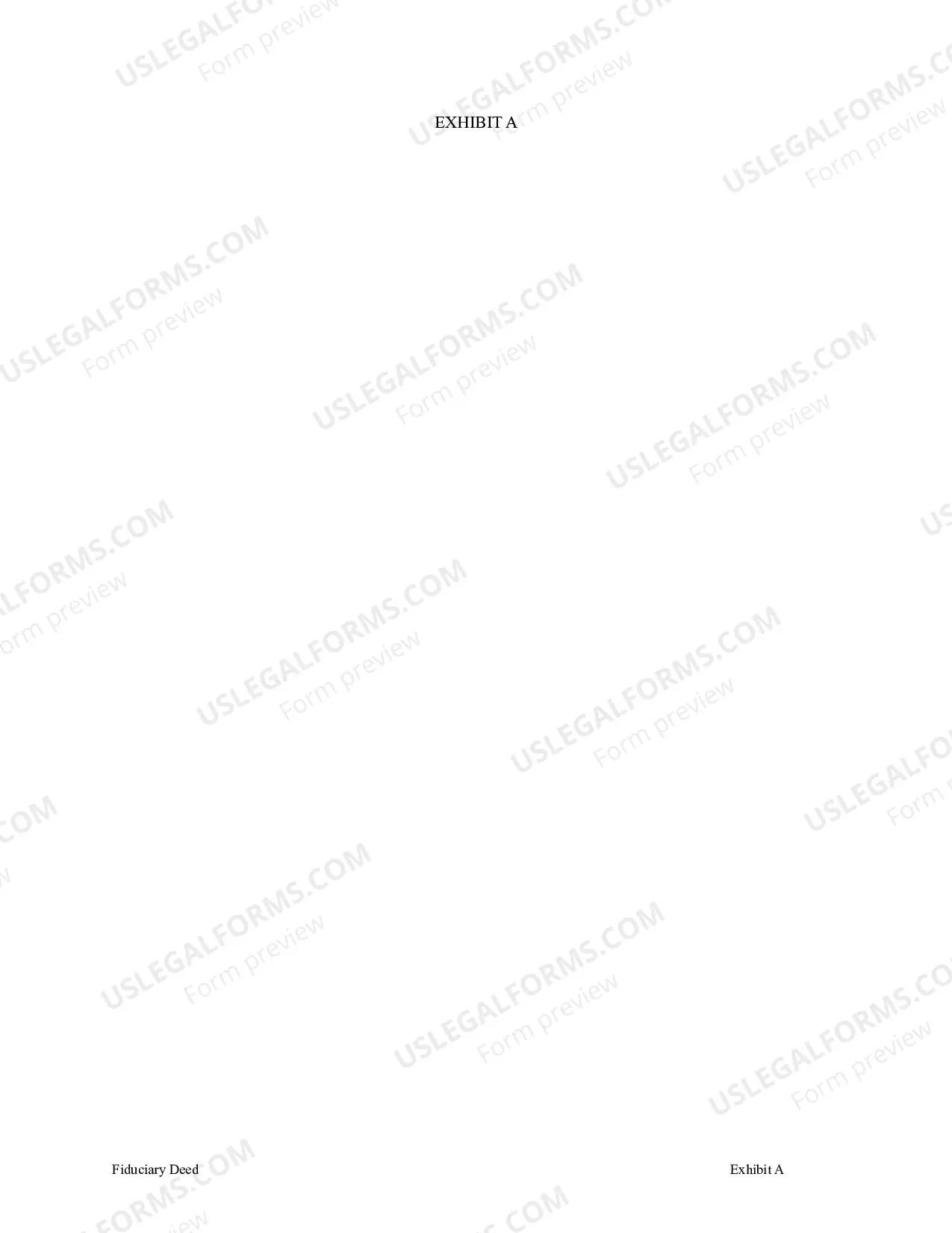 Preview Fiduciary Deed for use by Executors, Trustees, Trustors, Administrators and other Fiduciaries