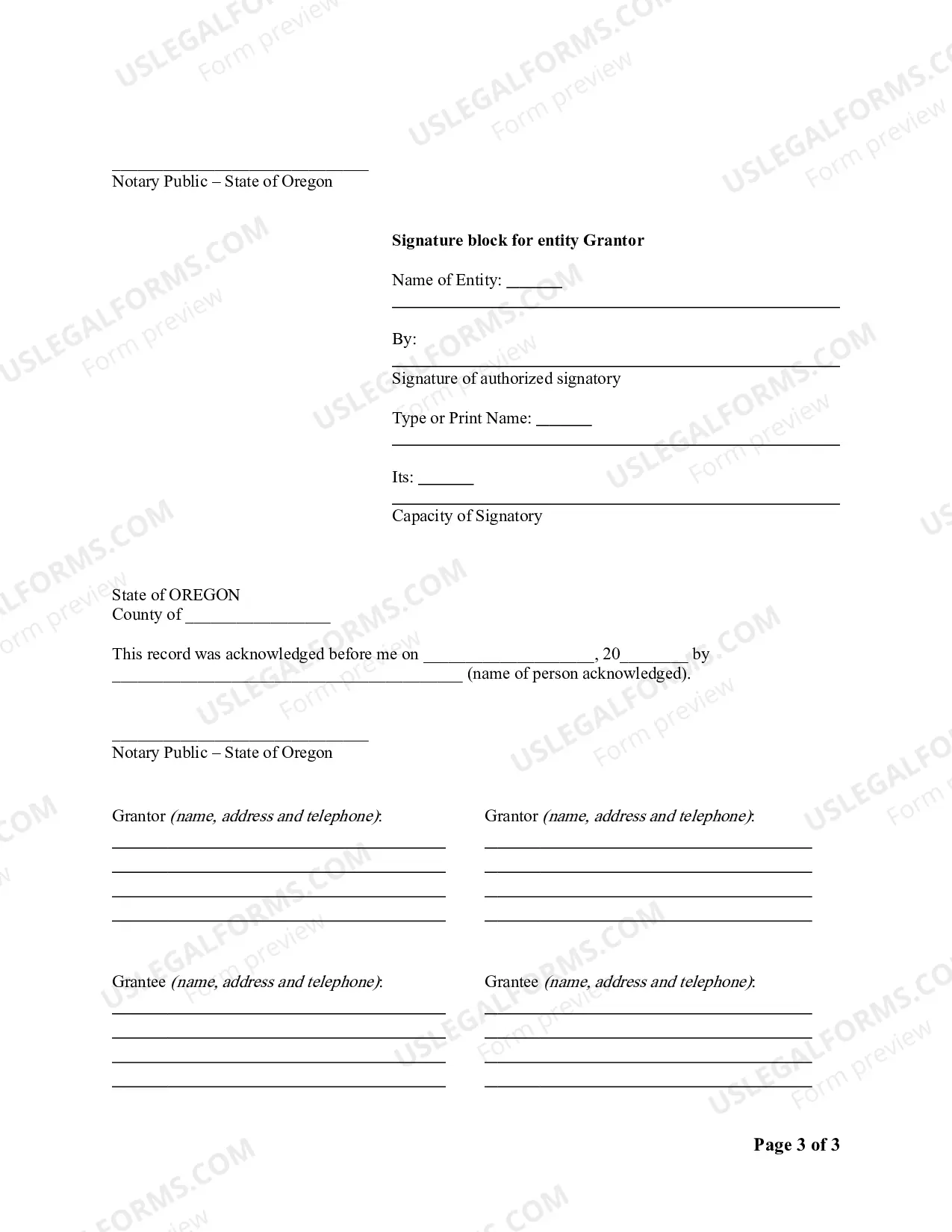 Preview Warranty Deed from Limited Partnership or LLC is the Grantor, or Grantee