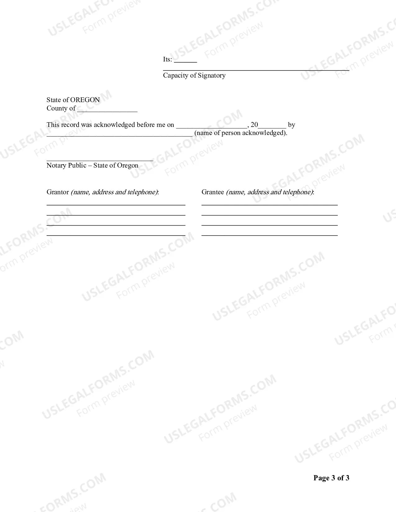 Preview Fiduciary Deed for Trustee to Trustee