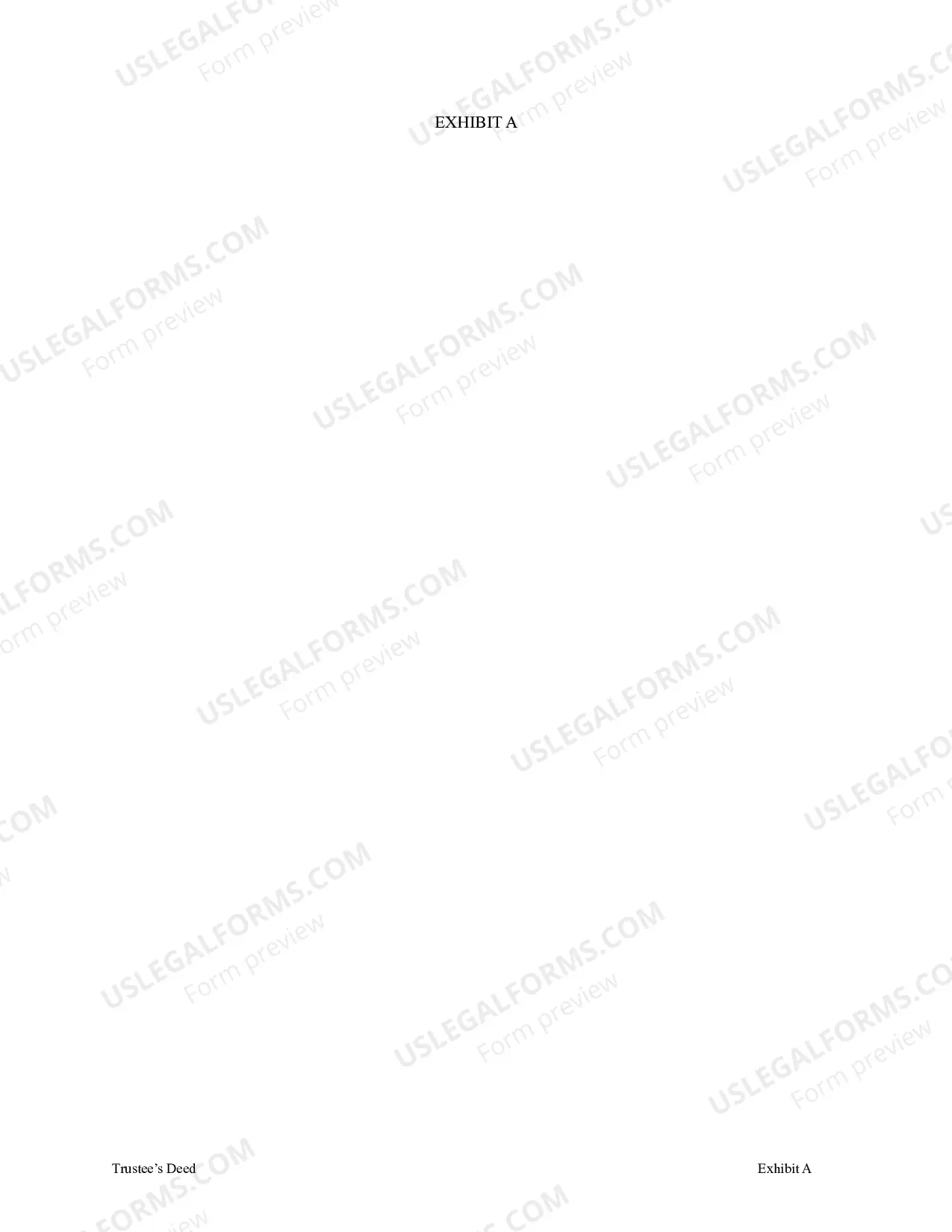 Preview Fiduciary Deed for Trustee to Trustee