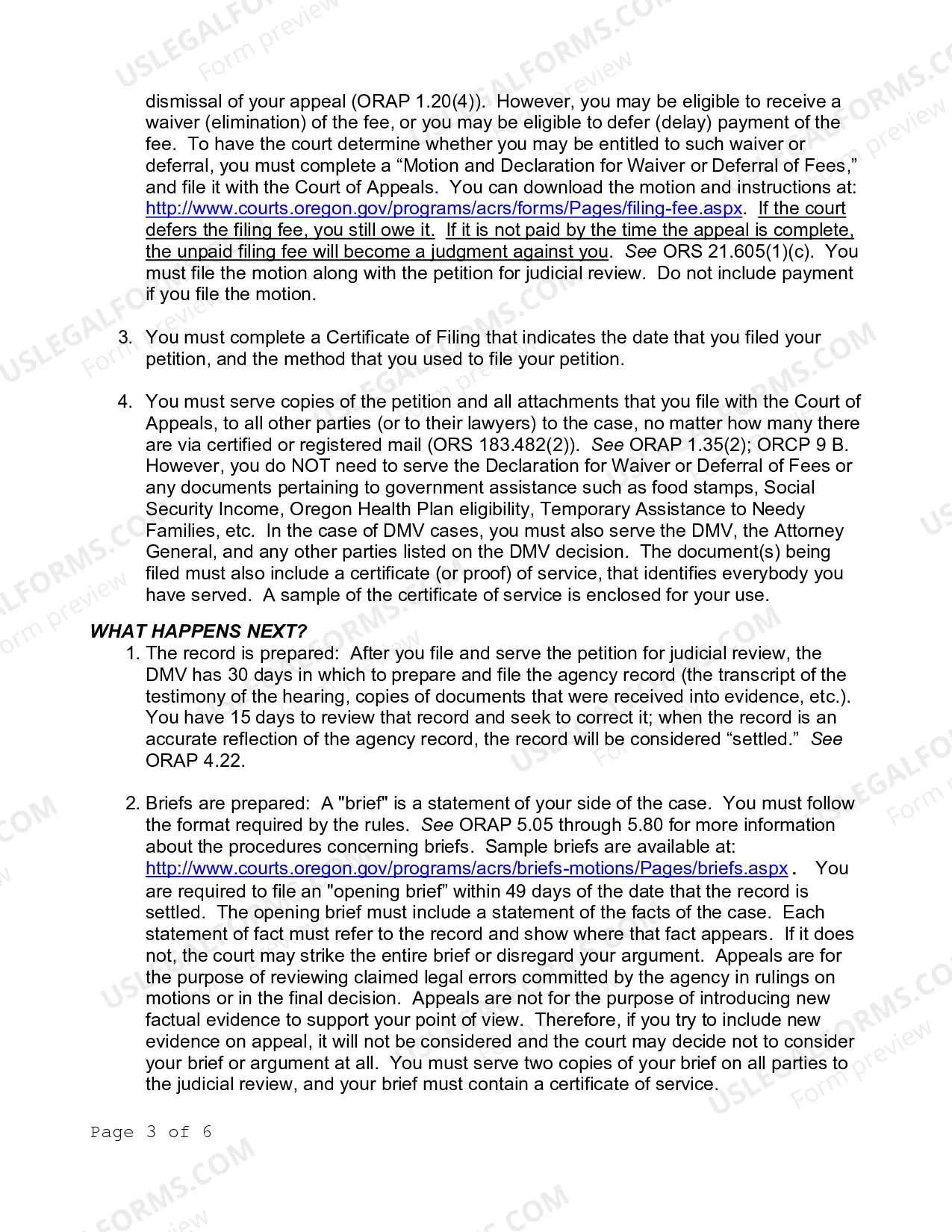 Preview Petition For Judicial Review (Driver And Motor Vehicle Services)
