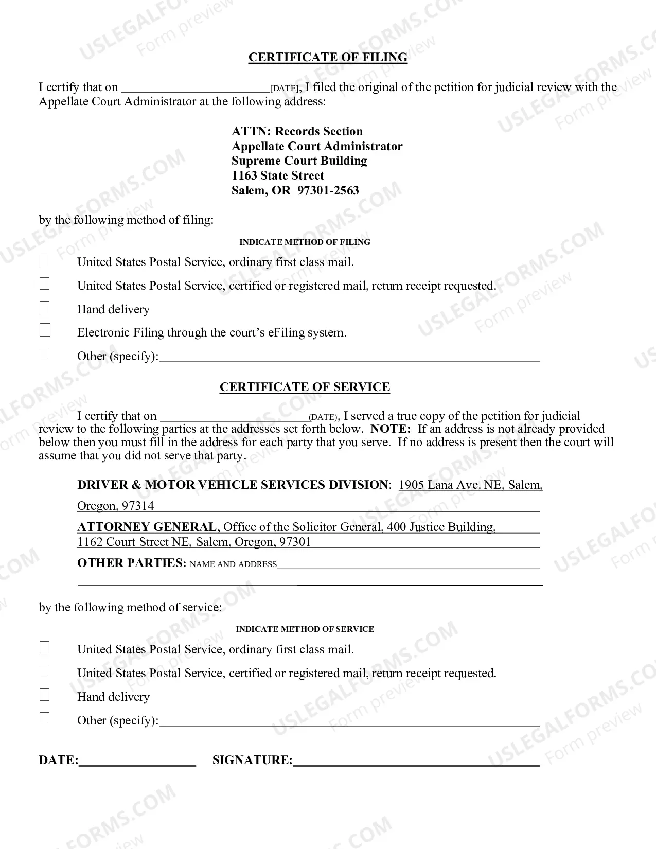 Preview Petition For Judicial Review (Driver And Motor Vehicle Services)