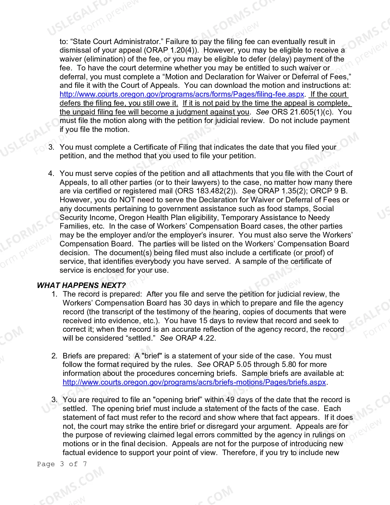 Preview Petition For Judicial Review (Workers Compensation Board)